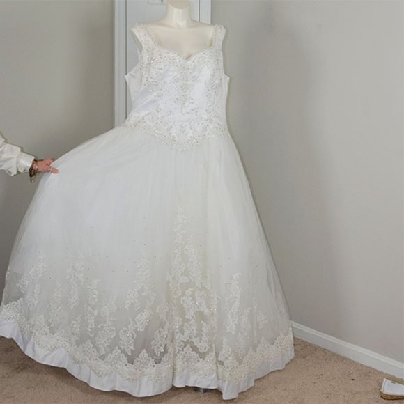 Mori Lee By Madeline Gardner Wedding Dress Size 24 NWT - Picture 4 of 16
